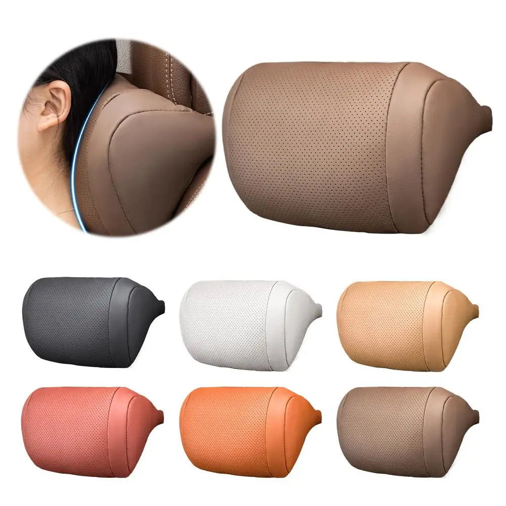 1/2Pcs 3D Car Neck Pillow Car Seat Headrest Pillow Auto Memory Cotton Protector Cushion For Universal Travel Car Head Support