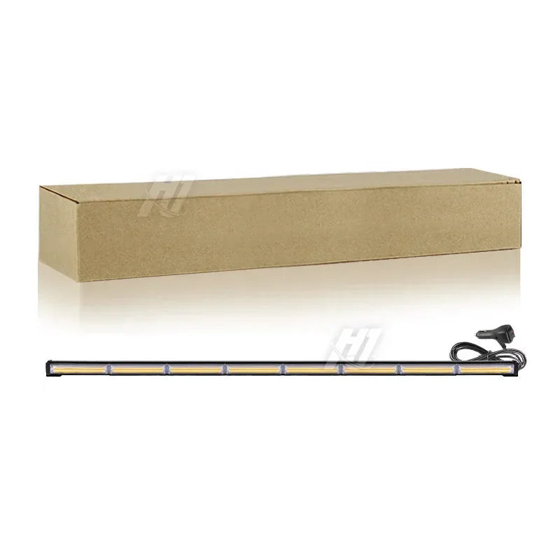 118cm 46.5" COB LED Light Bar with Flashing Lights for Car and Trucks Strobe Bar for Roadside Emergencies and Construction