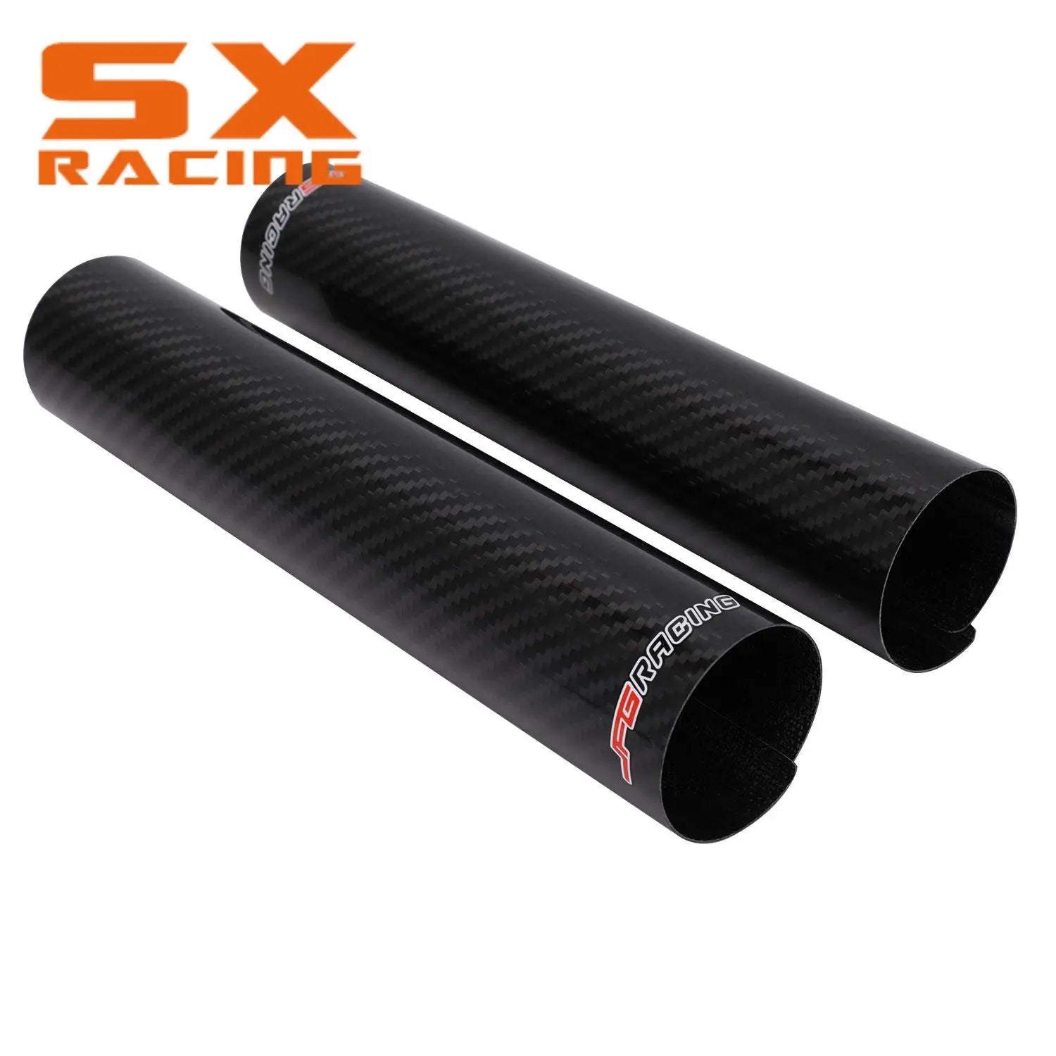 Motorcycle Carbon Fiber Front Fork Guard Wrap Cover Accessory For YAMAHA HONDA KTM EXC SX SXF XC XCF XCW 125 250 350 450 530 JFG
