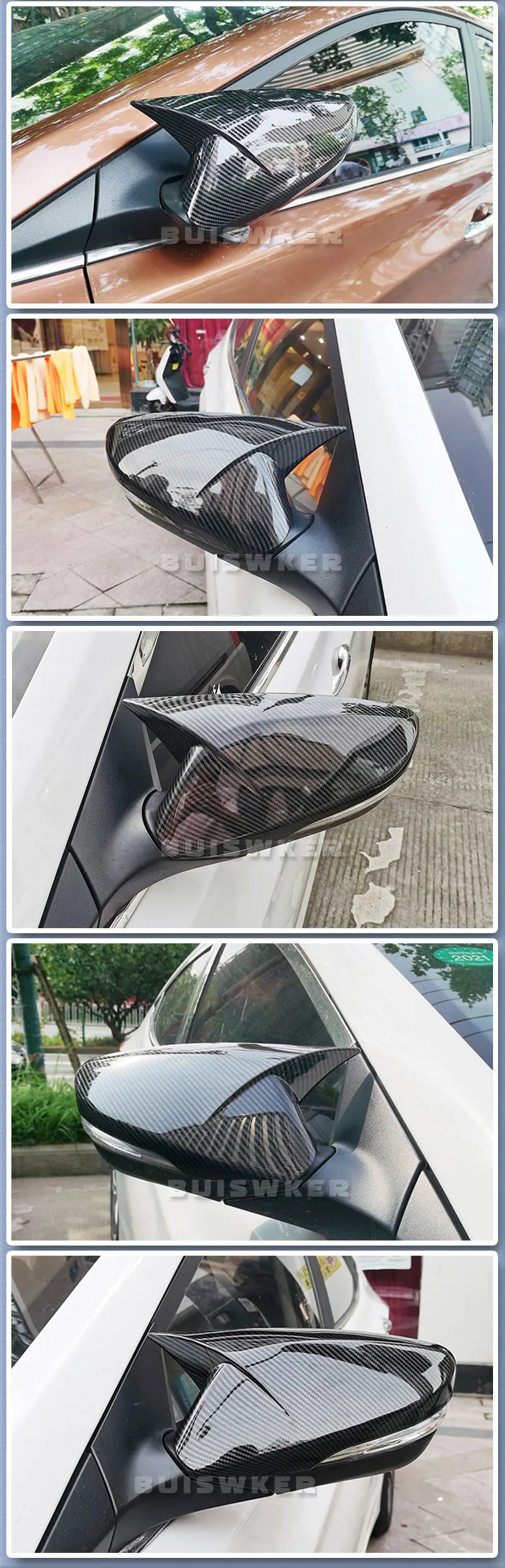 Car styling Exterior Rearview Mirror Cover Trim For Hyundai Elantra Veloster 2011-2015 Original cover with turn signal model