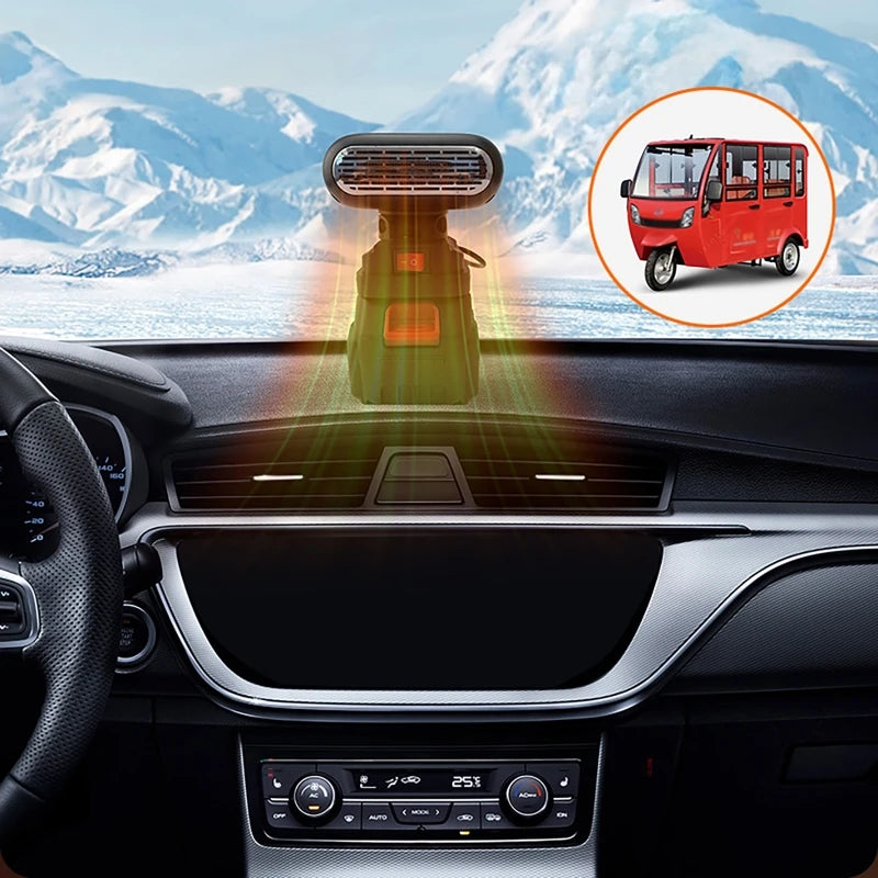 Car Heater Cold Defrosting Snow Demister Warm Wind 360° Rotation Heating Fan For Makita 18V Battery Car Mounted Outdoor Warmer