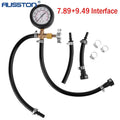 0-100PSI Quick Connected Fuel Injection Pump Pressure Tester Gauge with VALVE for Car Truck Gasoline Pressure Gauge Meter Tester