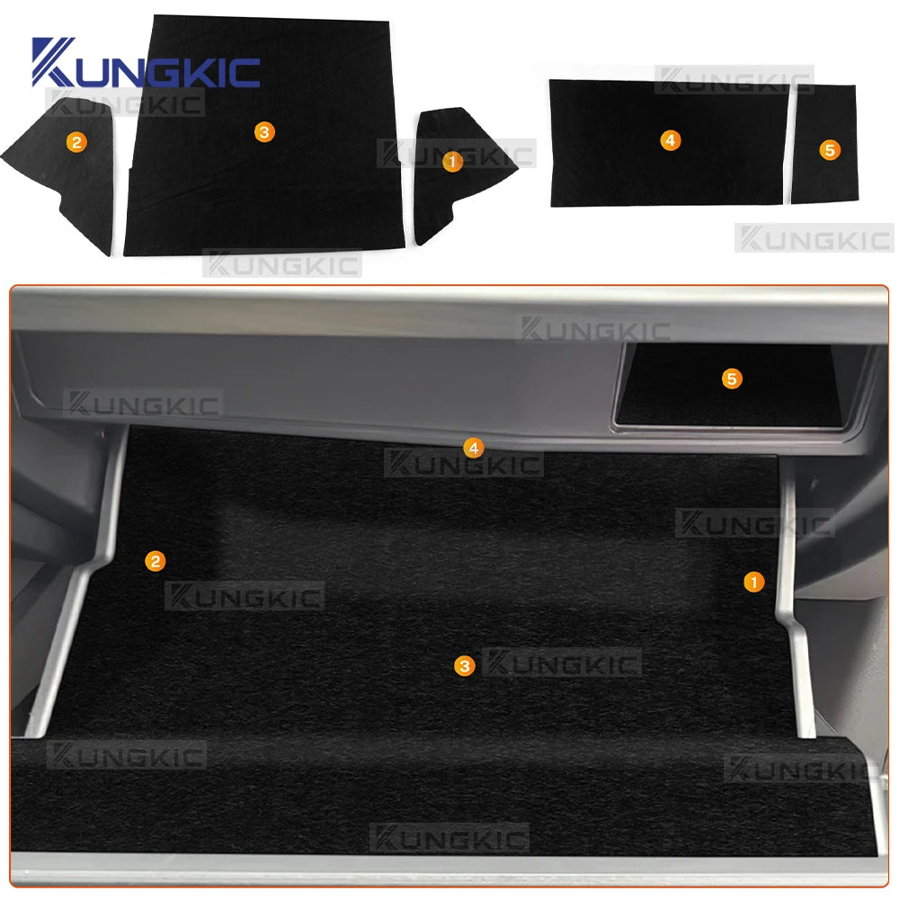 Italian Premium Suede For Seat Leon MK4 Cupra Leon Cupra Formentor 2020 2021 2022 2023 2024 2025 Car Co-Pilot Toolbox Sticker