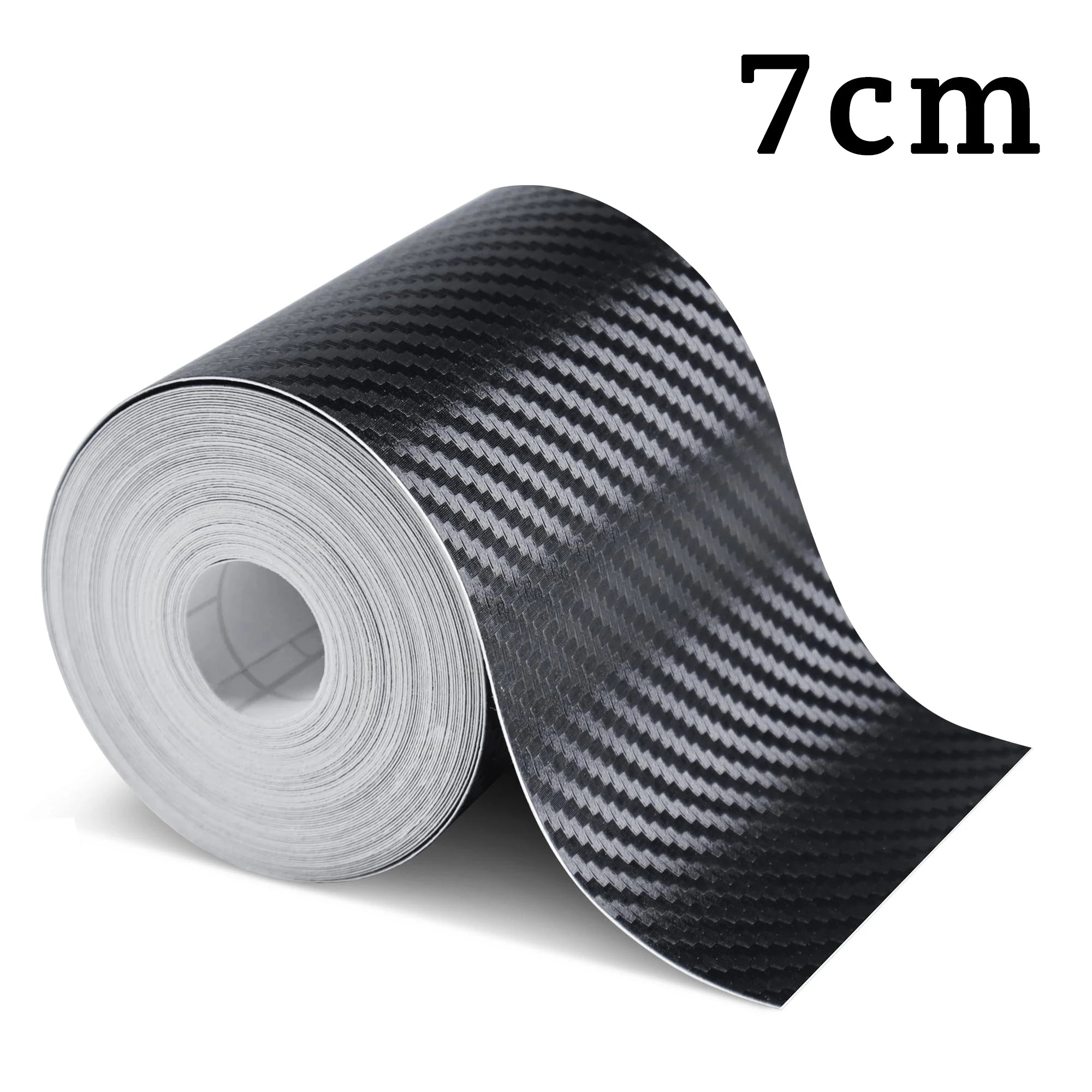 Carbon Fiber Car Door Edge Bumper Protector 3D Sticker Tape Wrap Transparent Anti-Scratch Film Vehicle Protect  Waterproof Body