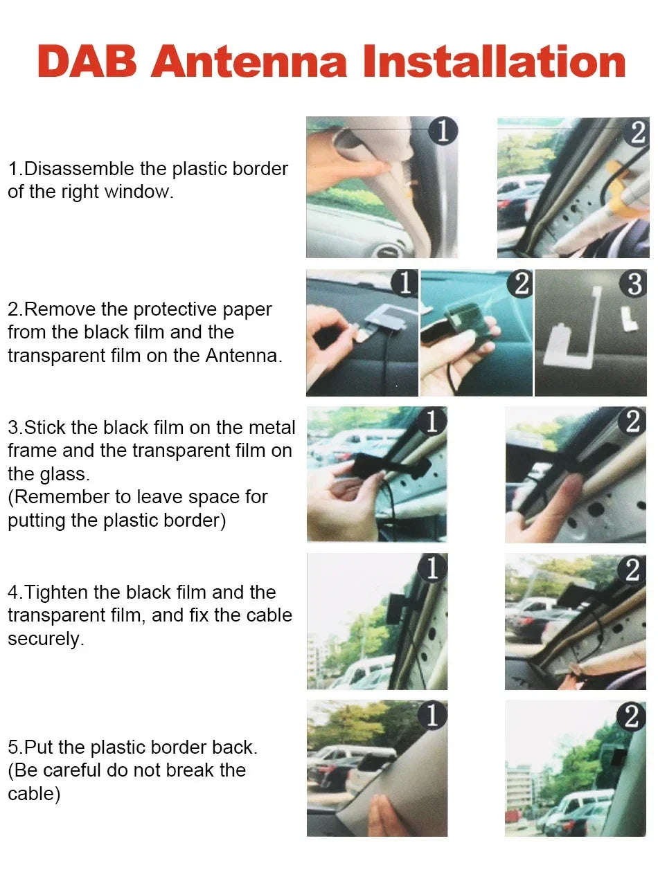 For Universal DAB + Antenna With USB Adapter Android Car Radio GPS Stereo Receiver Player