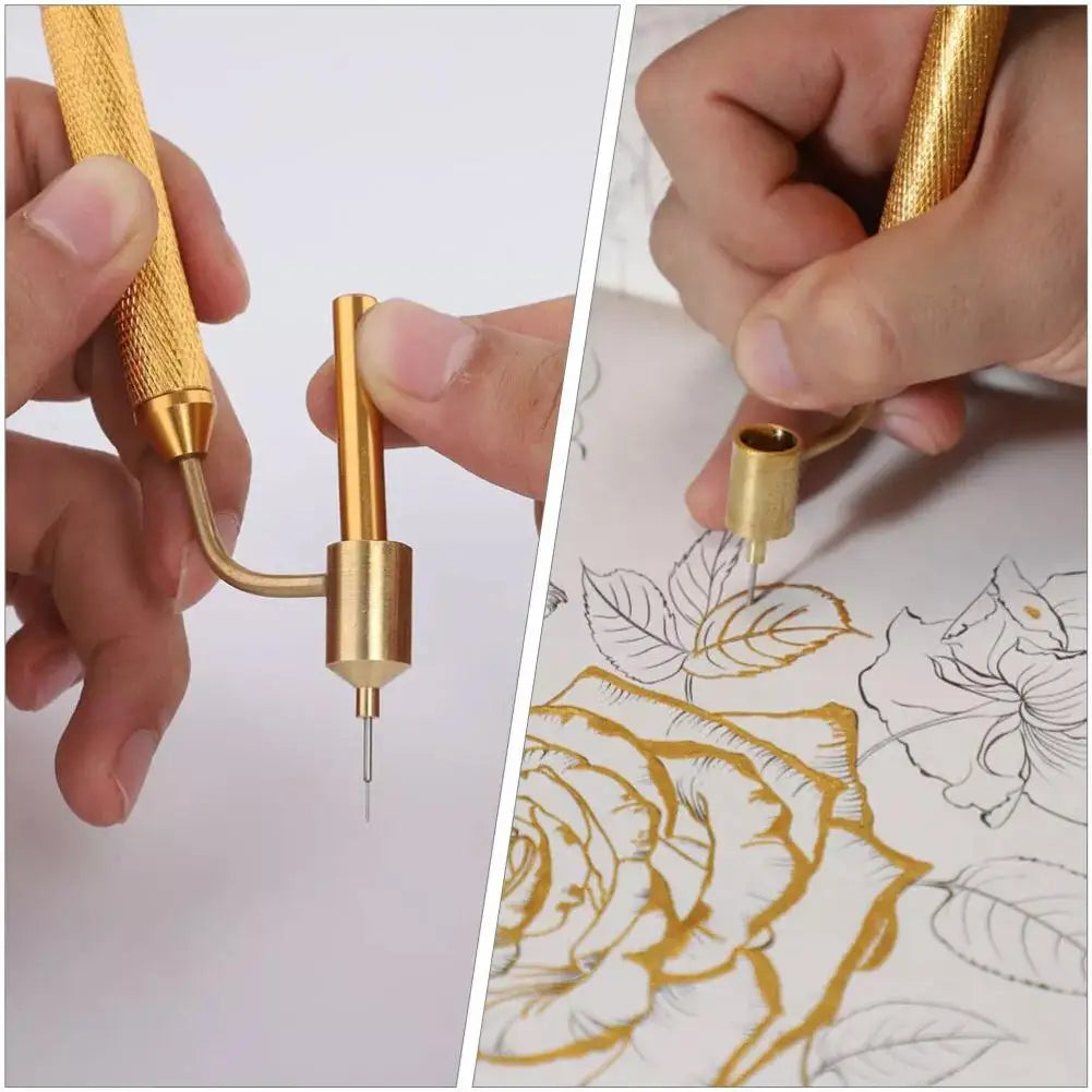 Car Touch-up Paint Pen Detailing Fine Line Fluid Writer Paint Applicator Pen Slanting Precision Ruling Pen Car Scratch Repair