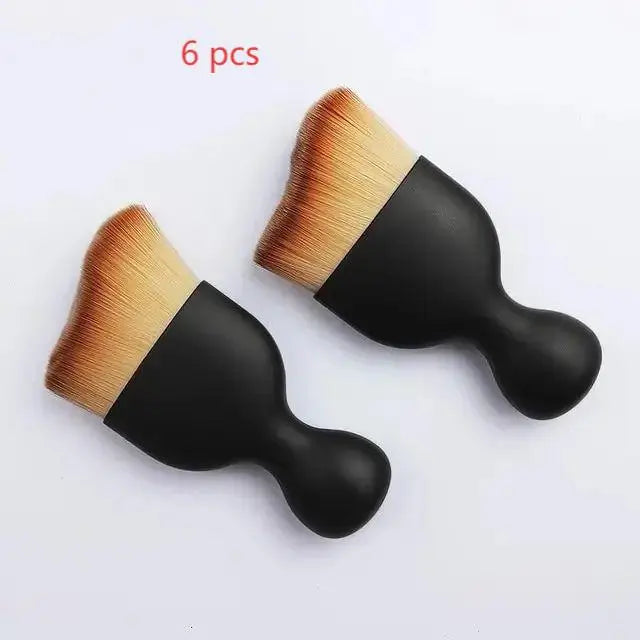 2 Pcs Car Interior Dust Sweeping Soft Brush Car Washing Tool Keyboard Gap Car Dust Brush out Trend Cleaning Brush