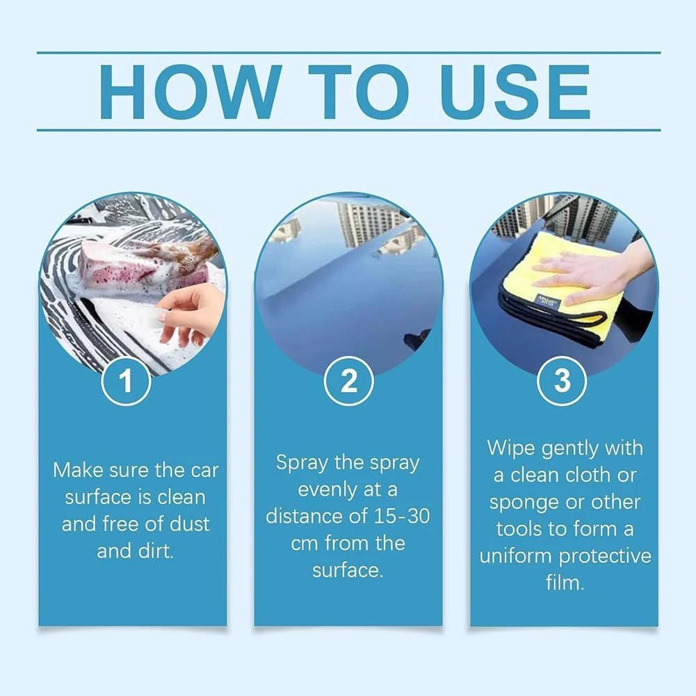 Quick Effect Coating Agent High Protection Car Coating Agent Spray Quickly Coat Car Wax for Vehicles