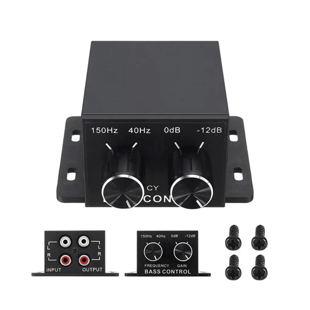 Auto Power Amplifier Bass Subwoofer Crossover Controller Car Accessories
