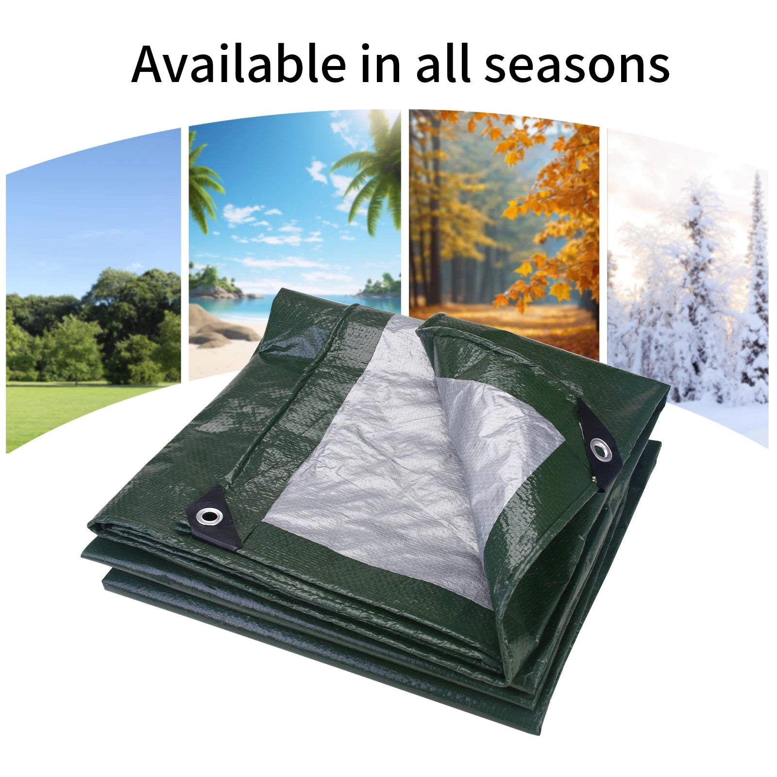 5x4m 4x3m 3x3m Large Waterproof Tarp Camping Tent Outdoor Shade Sail Ultralight Garden Canopy Awning Tourist Beach Sun Shelter