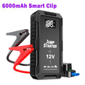12V Car Emergency Power Supply 6000mAh Car Starting Device Car Starter with Lighting Portable Car Battery Power Bank Accessories