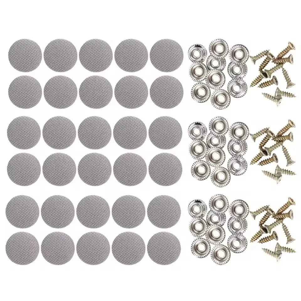 Universal Car Roof Lining Repair Buttons Auto Headliner Retainer Snap Rivet Fastener Ceiling Cloth Fixing Buckle Interior Decor