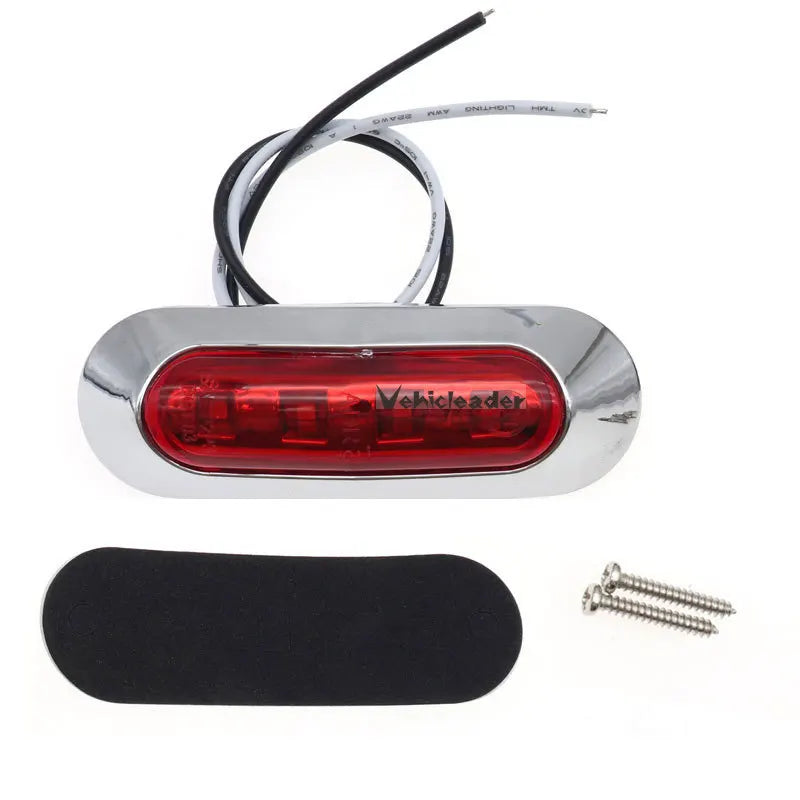 Waterproof 4 LED Side Mark Lamp Clearance indicator Light Car Truck Trailer Lorry 12V-24V light Red/White/Amber/Blue/Green