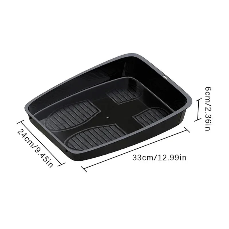 Car Shoes Storage Tray Interior Multifunctional Durable Accessory Tidying Vehicle Organizer Under Seat Container Box