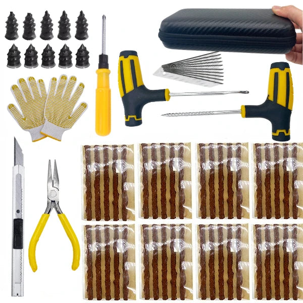 ZFOUEK Auto Tire Repair Kit Puncture Plug Tools Tyre Puncture Emergency for Universal Tire Strips Stiring Glue Repair Tool