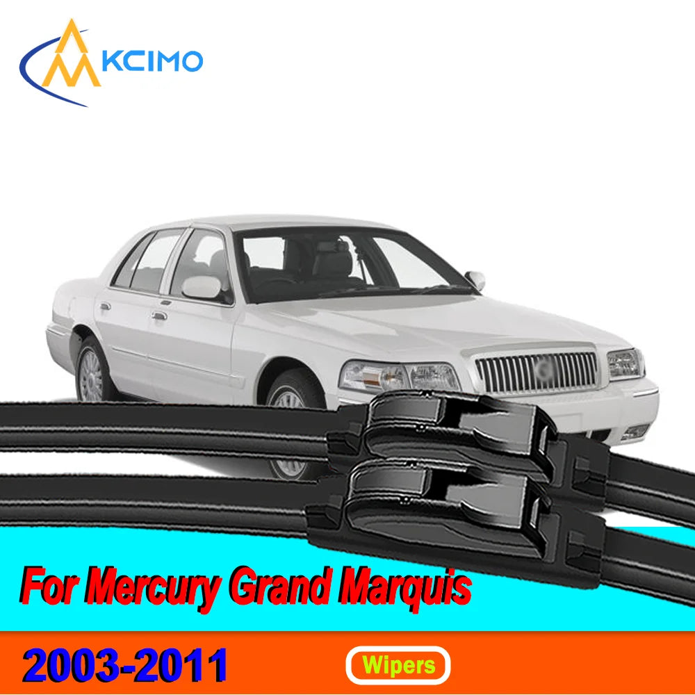 2PCS Wiper Arm Kit for Mercury Grand Marquis 2003-2011 Ford Grand Marquis Front Windshield Accessories 2011 2010 2009 2008 2007