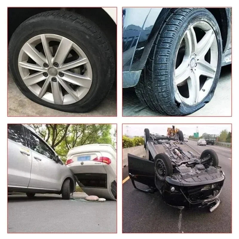 220PSI Multifunctional Gauge: Car & Motorcycle Tire Pressure Tester & Inflator Pump