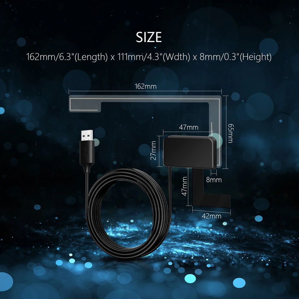 Digital DAB DAB+ Radio Adapter Box Receiver for Android Head Unit Car Radio with Android 4.4 and above