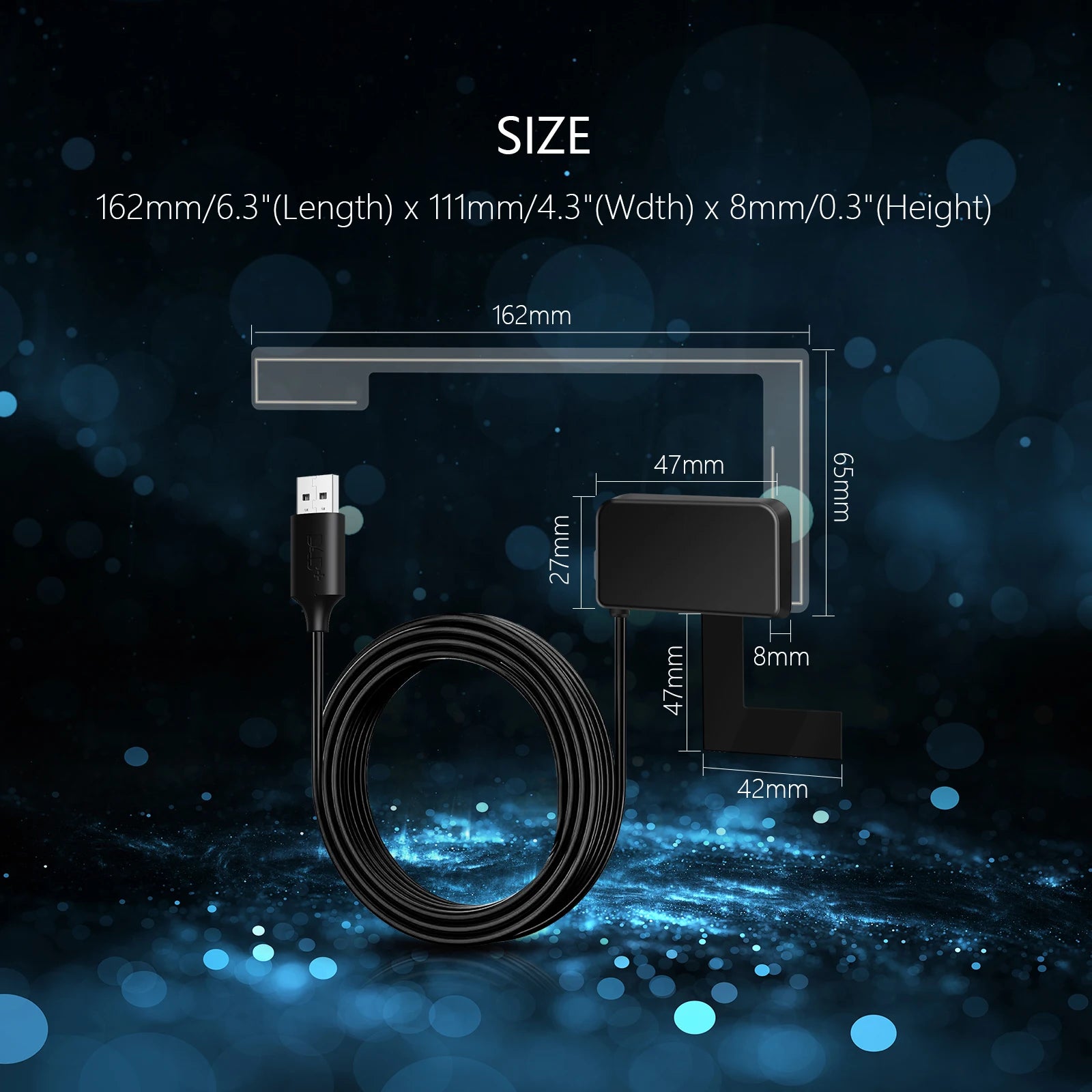 Digital DAB DAB+ Radio Adapter Box Receiver for Android Head Unit Car Radio with Android 4.4 and above