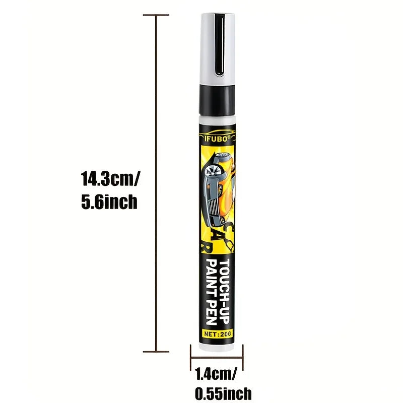 IFUBO Pro Car Paint Repair Pen: One-Step Black Plastic Touch-Up for Interior/Exterior Scratch Removal