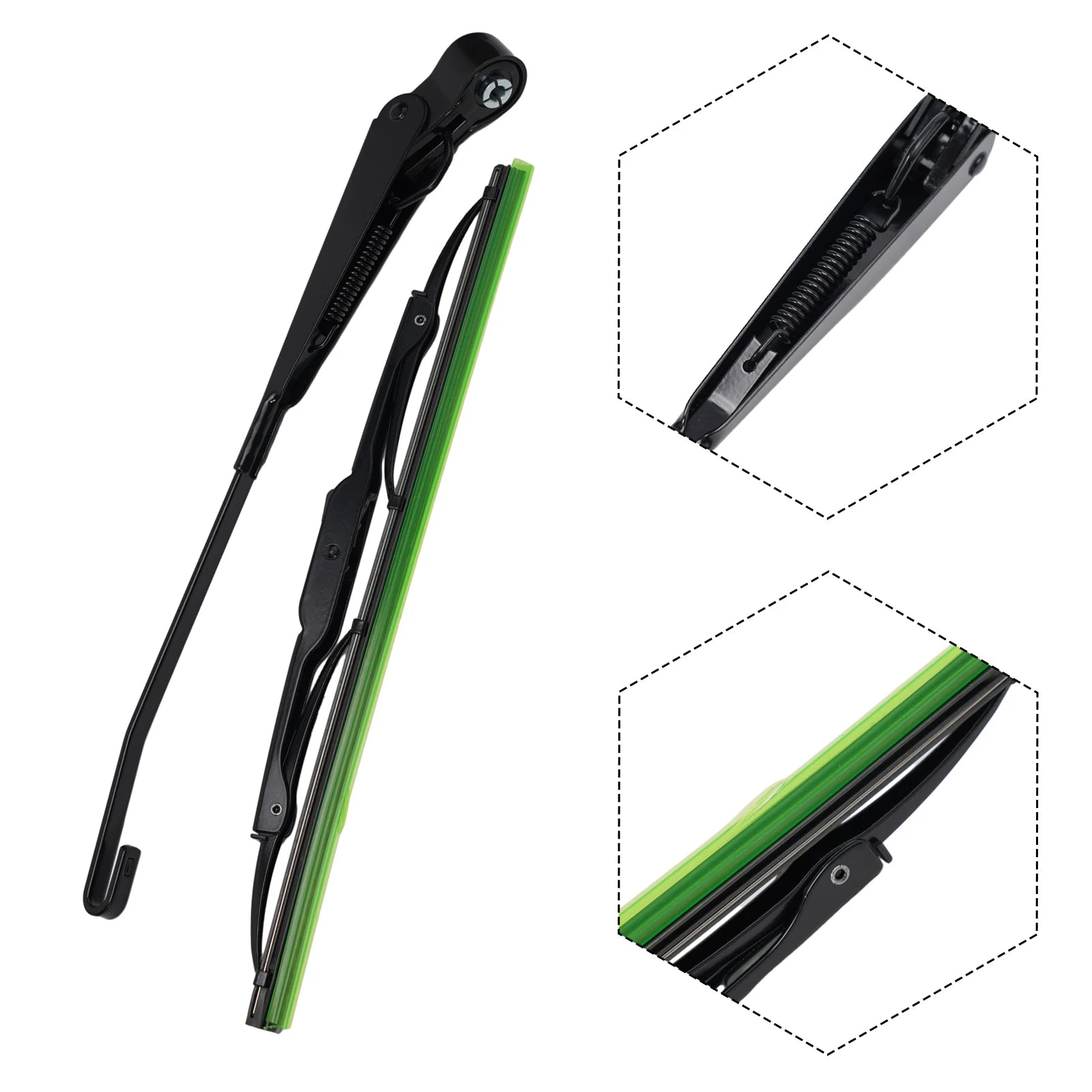 Electric Windshield Wiper Motor Kit 12V Windshield Wiper Motor With Blades For Fishing Boats And RVs 01287358 / 7731000001