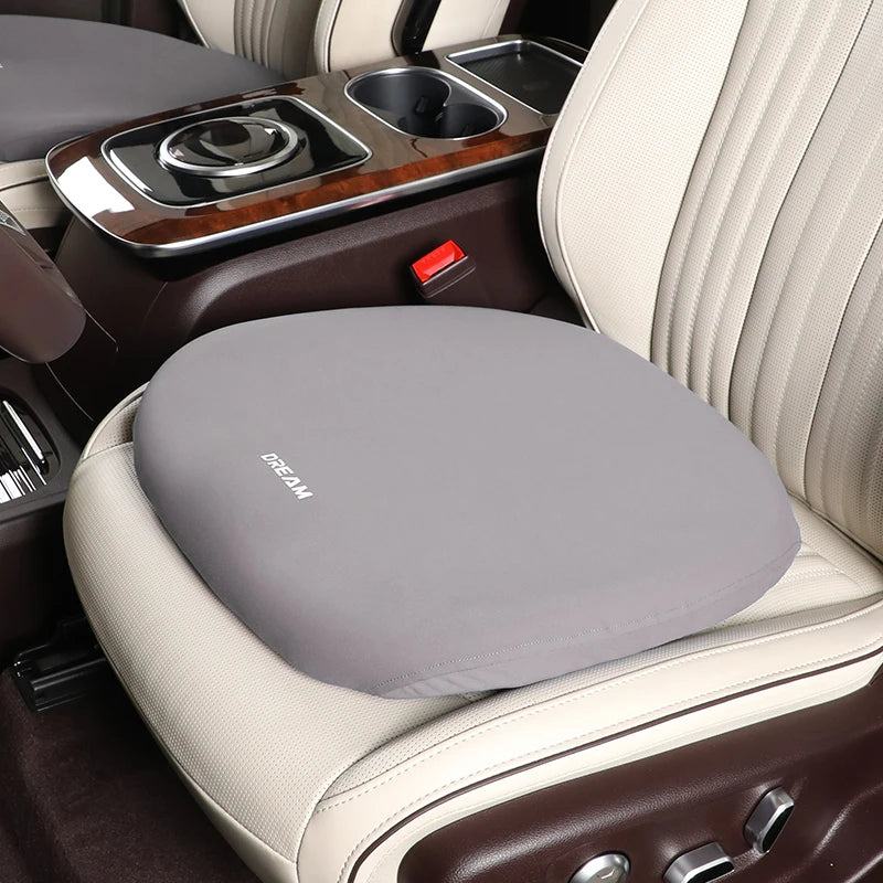 Car Leather Headrest Lumbar Support Memory Foam Car Rest Neck Pillow Back Cushion Seat Waist Supports Car Interior Accessories