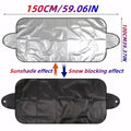 Universal Car Windshield Snow Cover - Frost Ice Rain & Sun Protector for Most Cars & SUVs, 1PC Auto Windscreen Shield