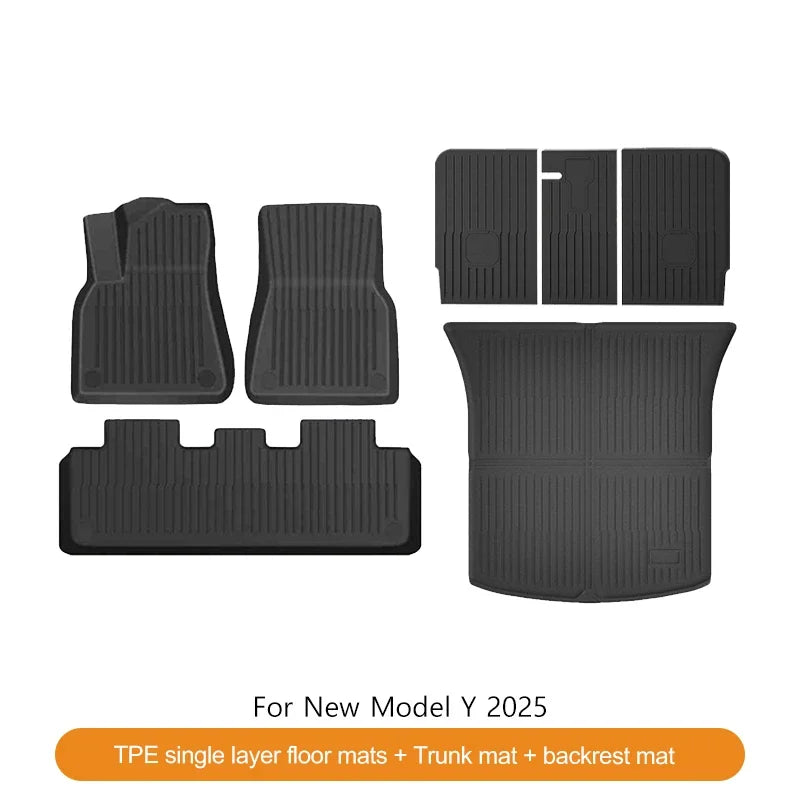 Floor Mats for New Model Y 2025+ Juniper Trunk Mats Waterproof All Weather Liner Anti Slip for New Model Y Car Accessories