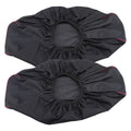 1/2PCS Durable 600D Soft Waterproof Winch Dust Cover Driver Recovery 8,000 -17,500 Lbs Black Car Accessories