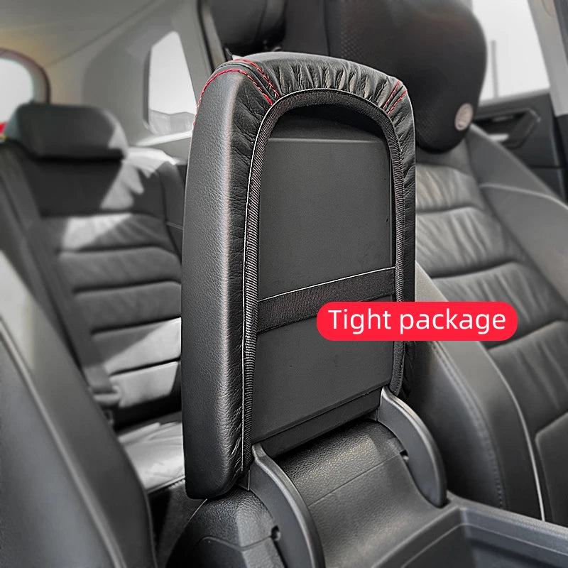 For Volkswagen VW Tiguan 2023 Accessories 2017 2018 2019 2020 2021 2022 MK2 Leather Protective Cover For Central Armrest Box
