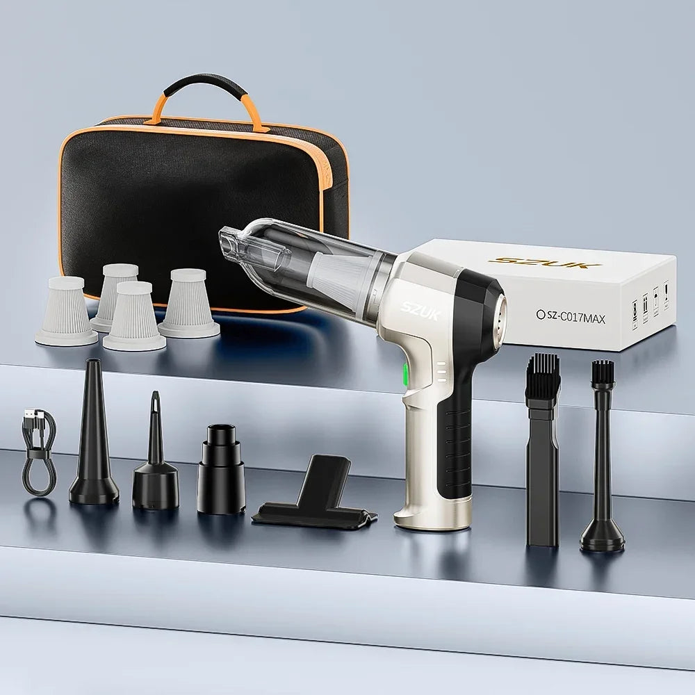 SZUK 9998700PA Car Vacuum Cleaner Strong Suction Cordless Wireless Cleaner Portable HandHeld Vacuum Cleaner Cleaning Machine