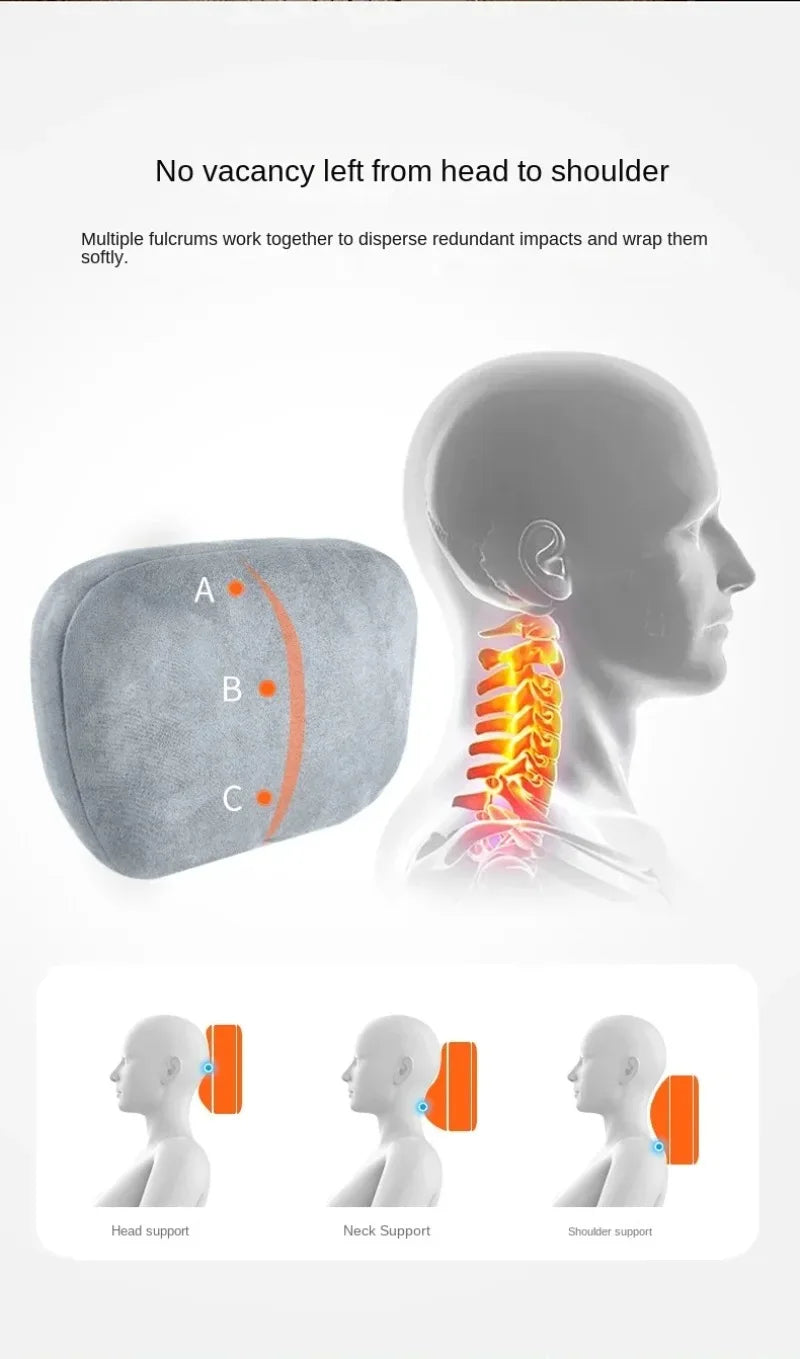 1/2PCS Car Headrest Neck Support Seat / Maybach Design Class Soft Universal Adjustable Car Pillow Neck Rest Cushion High Quality