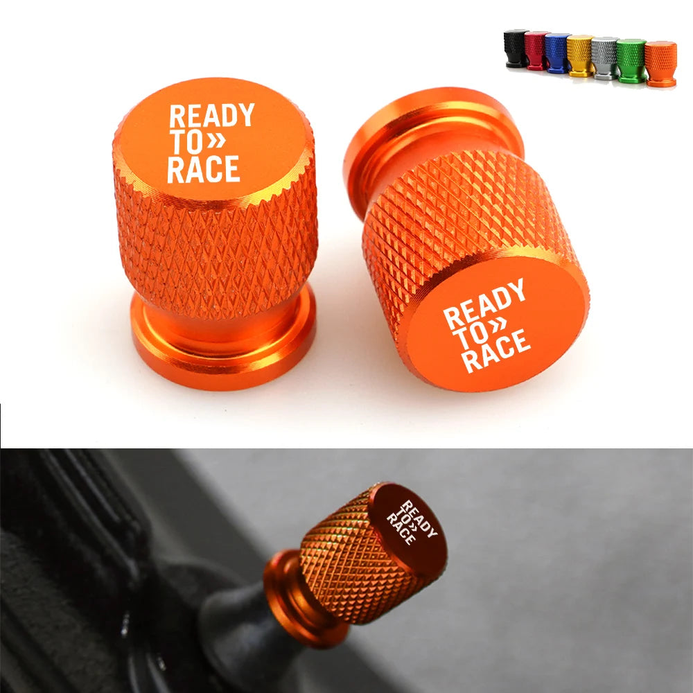 1 Pair For KTM Ready to Race  Duke 390 690 790 890 1190 Rc 1290 Adv Adventure Tire Valve Caps Cover CNC Motorcycle Accessories