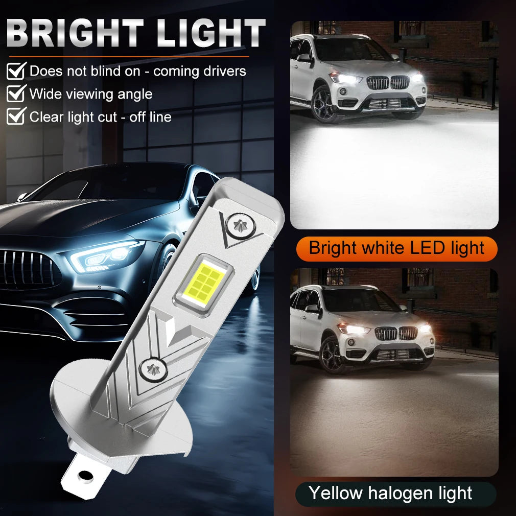 XSTORM H1 LED Headlight Bulb 60000LM 150W High Power Auto Fog Lamp 6500K 12V Led Lights for Car Head Lamps Driving Running Lamp