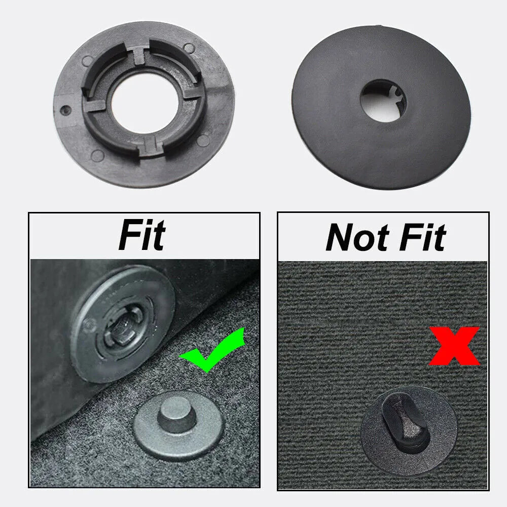 8pcs Car Floor Mat Caret Clips Fixing Non-Slip Fastener Clips For Holders Grips Clamps Floor Holders Car Accessories