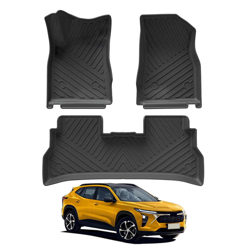 for Chevy/Chevrolet Trax 2024 2025 2026 Car Floor Mats Cargo Liner Trunk/Backrest Mat TPE 3D Left Rudder