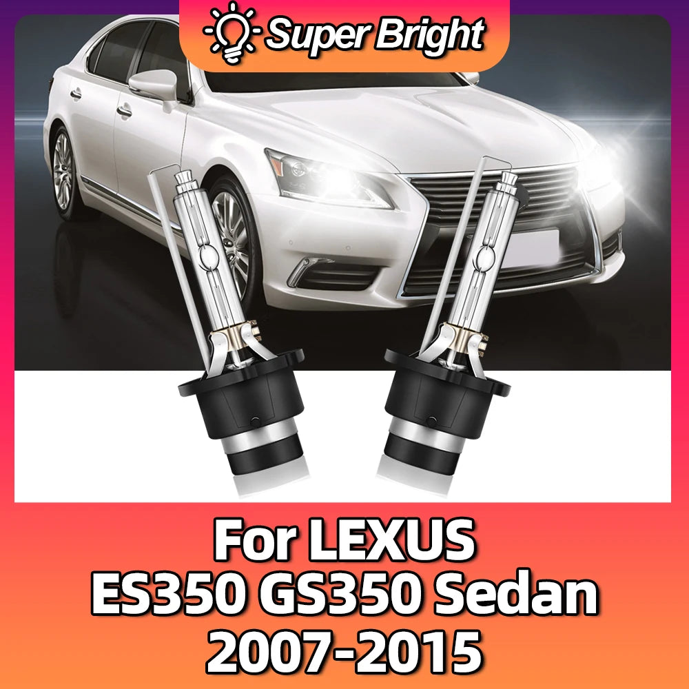 Car 2Pcs D4S 6000K HID Xenon Headlight Bulb 35W Lamps For LEXUS ES350 GS350 Sedan 2007 2008 2009 2010 2011 2012 2013 2014 2015