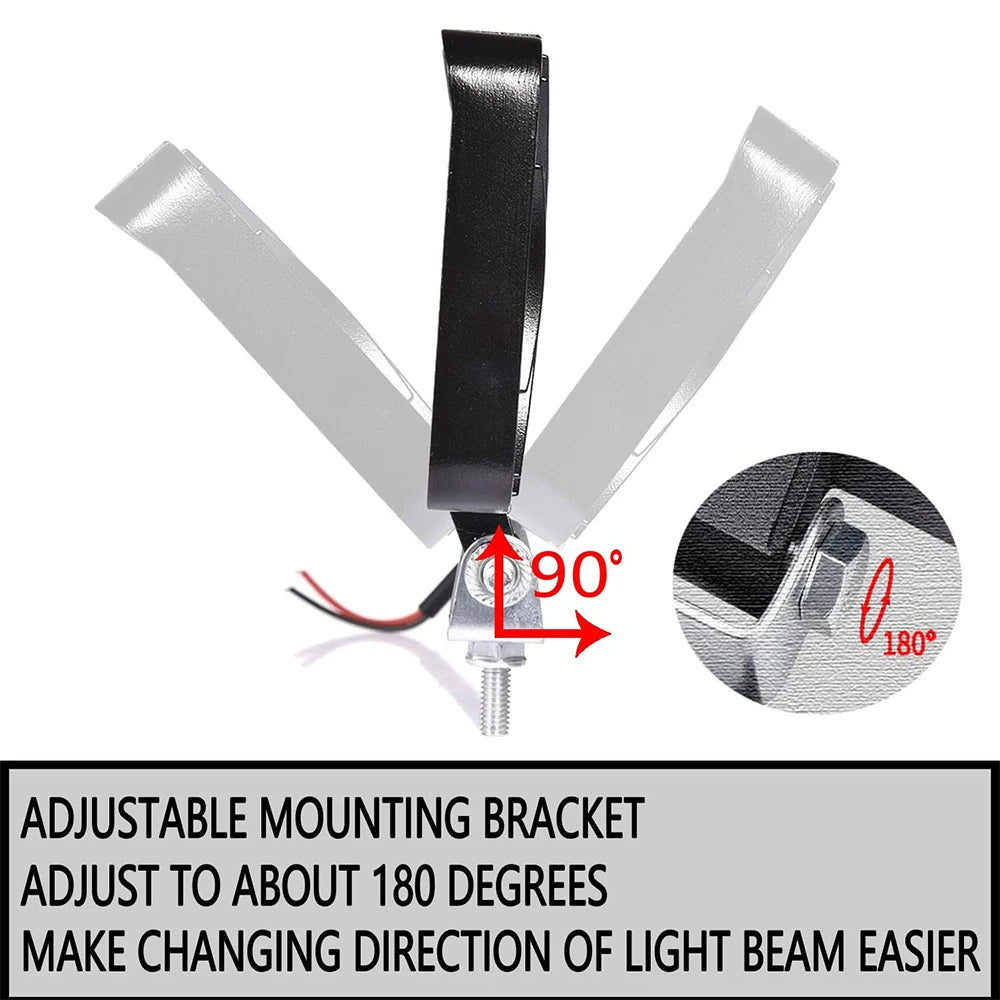 NLpearl Car LED Light Bar 42W 48W Work Light Offroad Spotlight For Trucks Tractor Boat SUV ATV 12V 24V LED bar fog Headlight