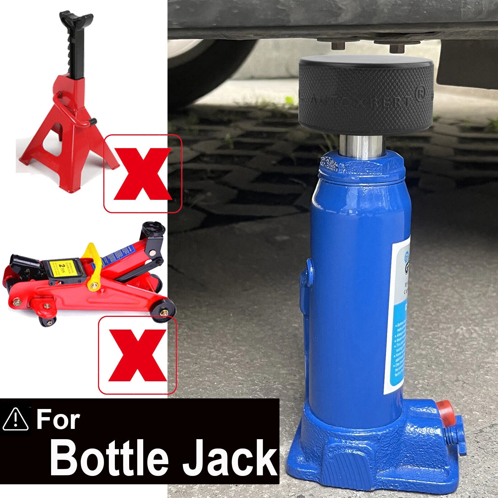 Rubber Bottle Jack Pad Support Point Adapter Jacking Car Removal Repair Tool For 10 Ton Bottle Jacks Auto Accessories 60 x 30mm