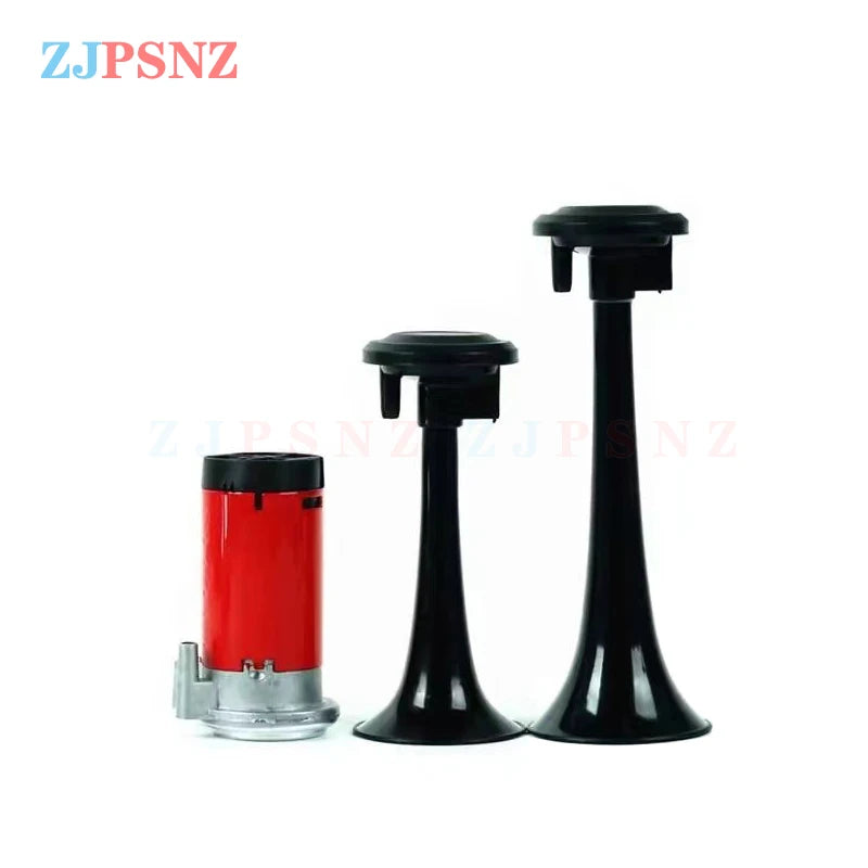 12V 24V Super Louder Dual Tone Air Horn Set Trumpet With Compressor Speaker For Motorcycle Car Boat Truck 135dB Powerful Durable