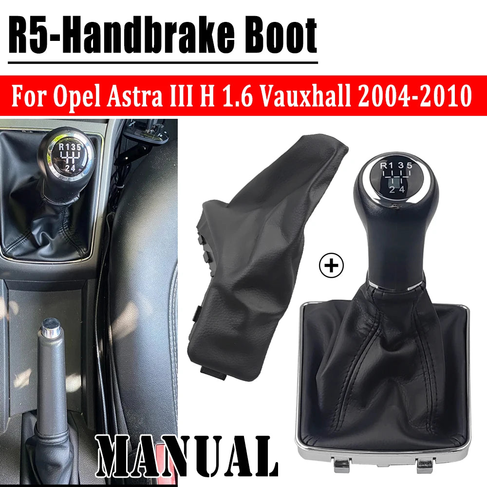 Gearbox Handles Gear Shift Knob Lever Shifter 5 6 Speed For AUXHALL OPEL ASTRA III H 1.6 2004 2005 2006 2007 2008 2009 2010