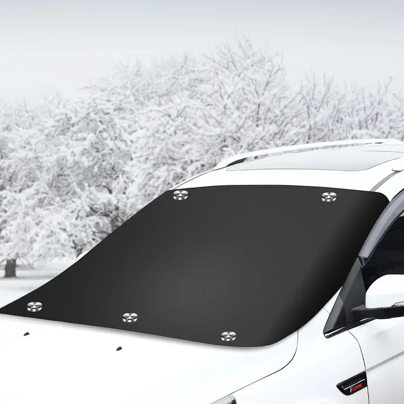 Magnetic car snow shield Car sun shield Thickened frost protection and sun protection car cover