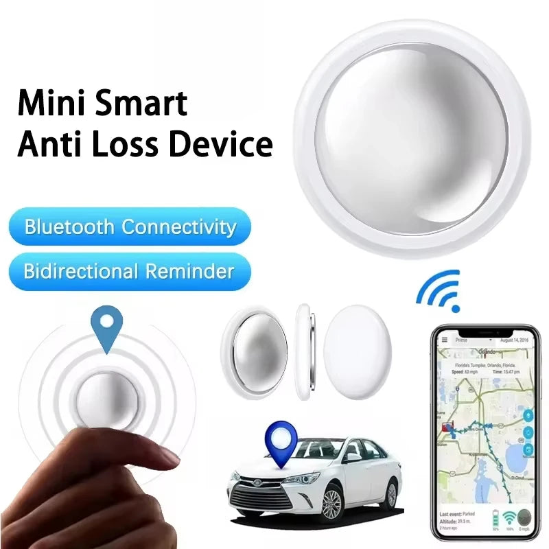 Mini GPS Tracker System Find My App Air Tag Smart Bluetooth Locator Child Finder Bag Anti-Loss Pet Collar With Tracker