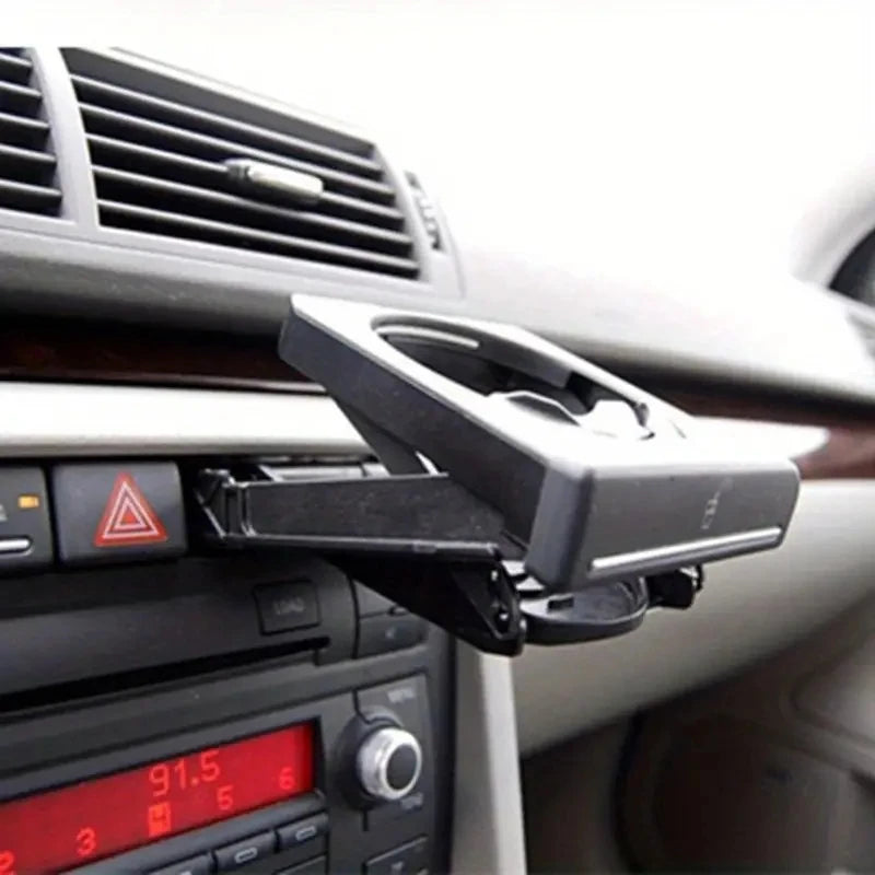 Car Front Cup Holder Mount for AUDI A4 B6 B7 2002-2008 8E1862534 K Auto Drink Coffee Bottle Holder Beverage Retractable Portable