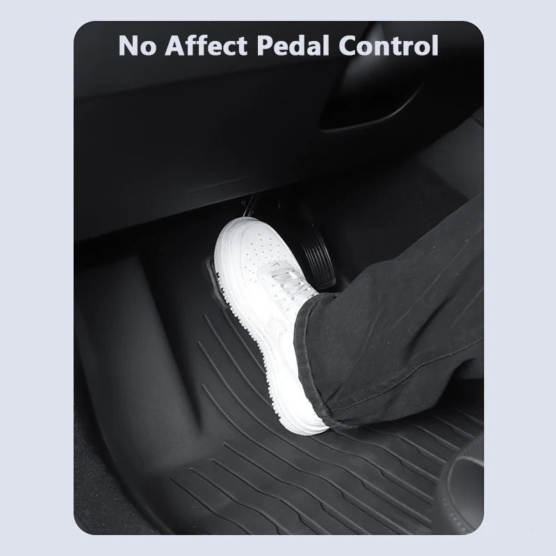 For Tesla Model 3 Highland 2024 Floor Mat Left and Right Hand Drive TPE Carpet Waterproof Weather-resistant Foot Pads Mats