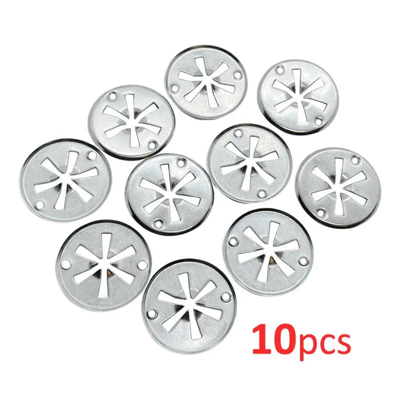 Car Seat Metal Clamping Plate Washer Cover Mounting Clips Heat Shield Insulation Gasket Pad Fixing Buckle For Audi Ford Skoda VW