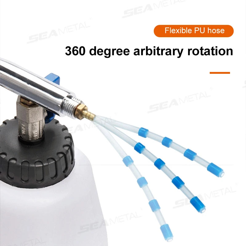 SEAMETAL High Pressure Car Washer Gun Automobiles Water Gun 1L Kettle Tornador Cleaning Gun Tool for Car Deep Clean Washing