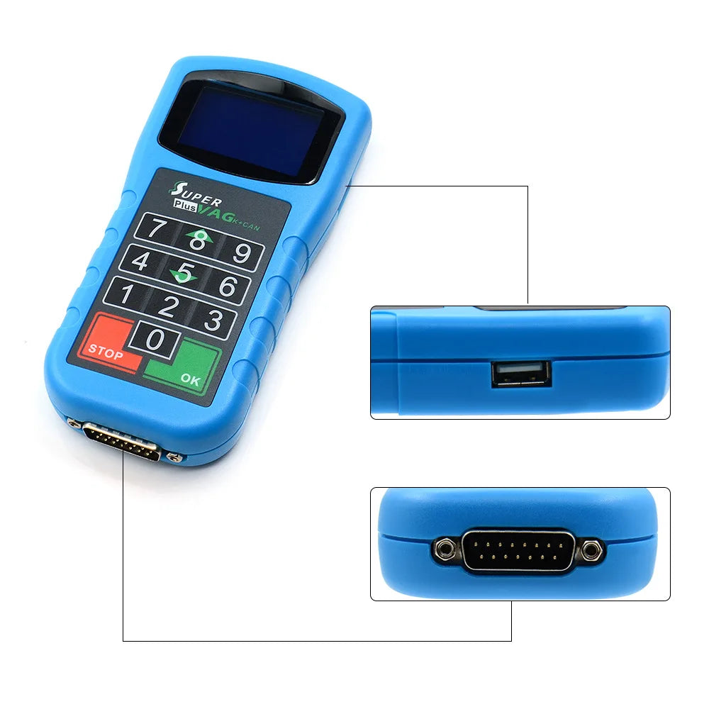 Super VAG K CAN Plus 2.0 OBD2 Car Diagnostic Tool Read Security Code Correction Pin Cod For Audi VW Skoda V4.6 Key Programmer