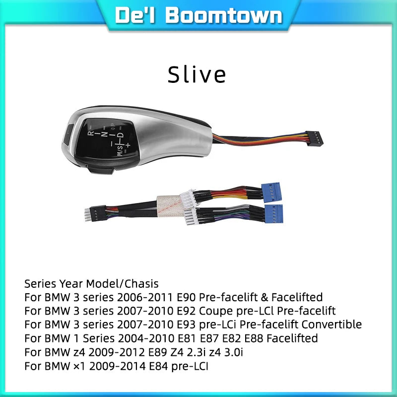 LED Gear Shift Knob Shifter Lever For BMW 1 3 5 6 Series E90 E60 E46 2D 4D E39 E53 E92 E87 E93 E83 X3 E89 Automatic Accessories