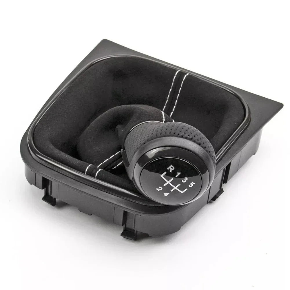 For Golf 5 MK5 Golf 6 MK6 Car Speed Gear Shift Knob With Gaiter Boot for Jetta MK3 SCIROCCO III 137 138 EOS 1F7 1F8